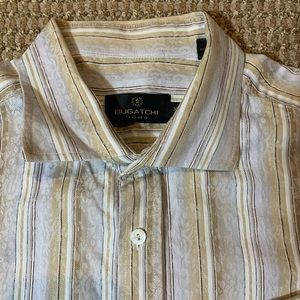 BUGATCHI UOMO Long Sleeve Button-Down Shirt